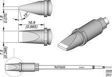 Spájkovací hrot R470025 JBC