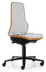 ESD stolička Neon 2, trvalo vodivá, oranžová
