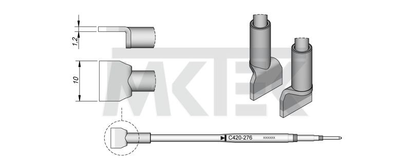 Spájkovací hrot JBC C420-276