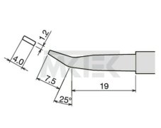 Spájkovací hrot GOOT PX-60RT-H