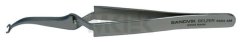 SMD pinzeta z nehrdzavejúcej ocele, 115 mm, pre SMD puzdrá 8,14, 16