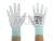 ESD rukavice JNW-302 s potiahnutými dlaňami, biele