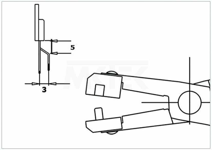 ESD tvarovacie kliešte PN 5050/14 D