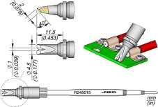 Spájkovací hrot R245015 JBC