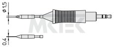Spájkovací hrot RTM 015 S MS