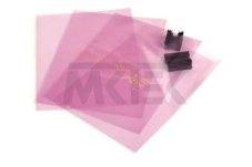 Ružové antistatické sáčky 152x203mm 50um