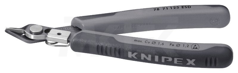 ESD Bočné štipacie kliešte 78 71 125 KNIPEX