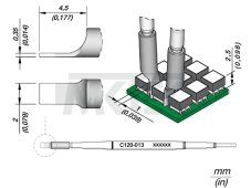 Spájkovací hrot JBC C120-013