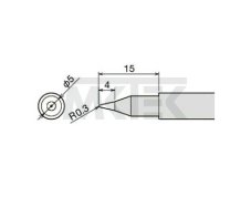 Spájkovací hrot GOOT PX-60RT-S4