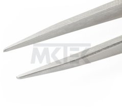 SMD pinzeta so zaoblenými hrotmi, priemer 0,3 mm, vrúbkované úchyty