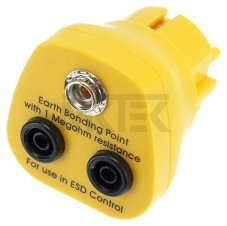 ESD uzemňovacia zástrčka, 1 x 10 mm