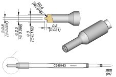 Spájkovací hrot C245163 JBC