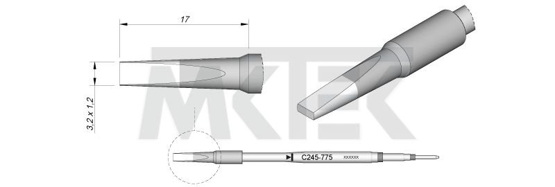 Spájkovací hrot JBC C245-775 Special