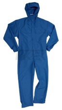 Overal pre Cleanroom, kráľovská modrá, s kapucňou, OV-BL