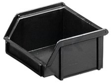 ESD Zásobník WEZ 0910.050. čierny 95x100x50mm