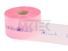 ESD ružová fólia - rukáv 500mm x 250m