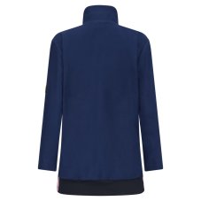 ESD Fleecová bunda dámska na dlhý zips, tmavomodrá/ružová, Safeguard