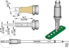 Spájkovací hrot R245026 JBC