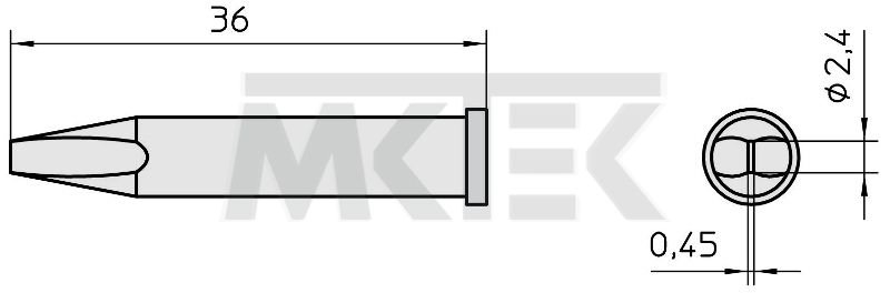 Spájkovací hrot XT BSC