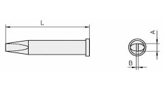 Spájkovací hrot XT-3032 Plato