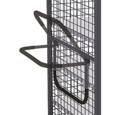 ESD antistatický skriňový vozík s policami VARIOFIT, bez dverí, 1115 x 730 x 1810 mm - 3 steny zo sieťoviny