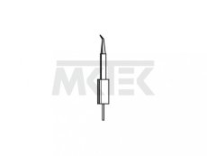 Spájkovací hrot MT 605, pointed, angled, D: 0.4 mm