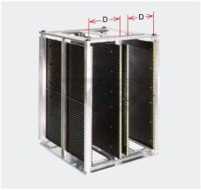 Celokovový PCB magazín 603.3-P, 380x400x563 mm