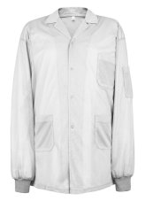 ESD laboratórny plášť s vodivými manžetami