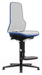 ESD stolička Neon 3, Synchrontechnik, modrá