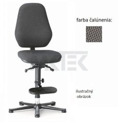 ESD stolička BASIC 3 so synchrónnou technológiou, sivá