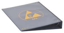 ESD Krúžkový zakladač DIN A4 IDP-STAT PVC, 4 krúžky, chrbát 45 mm, čierny