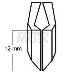 Pinzeta na rezanie medených drôtov, 15AGW, 115 mm