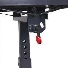 ESD antistatický stojan na materiál VARIOFIT, výška 520 - 775 mm, možnosť sklonu ložnej plochy