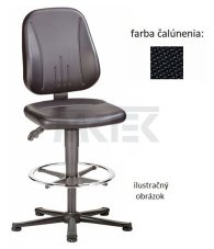 ESD stolička Unitec 3, trvalo vodivá, čierna