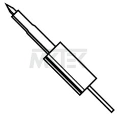Spájkovací hrot MT 606, pointed, D: 0.4 mm