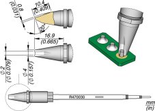 Spájkovací hrot R470030 JBC