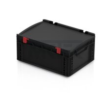 ESD Euro prepravka s vekom 400x300x185 mm