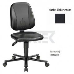 ESD stolička Unitec 2, trvalo vodivá, imitácia kože