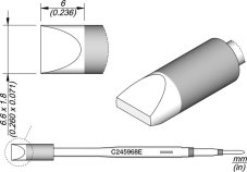 Spájkovací hrot C245968E JBC