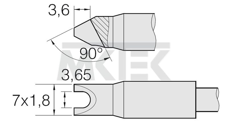 Spájkovací hrot JBC C470-033