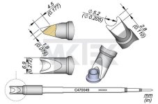 JBC spájkovací hrot série C470, priemer 5.2 mm
