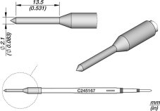 Spájkovací hrot C245167 JBC